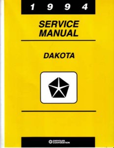 1994 Dodge Truck Dakota Factory Shop Service Manual