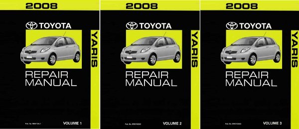 2008 Toyota Yaris Factory Shop Service Manual
