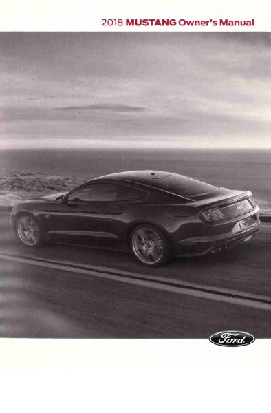 2018 Ford Mustang Owner's Manual