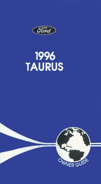 1996 Ford Taurus Owner's Manual