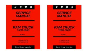 2000 Dodge Truck Light Duty Factory Shop Service Manual