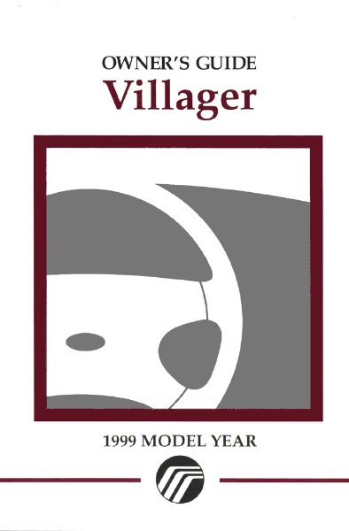 1999 Mercury Villager Owner's Manual