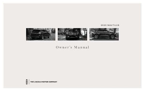 2020 Lincoln Nautilus Owner's Manual
