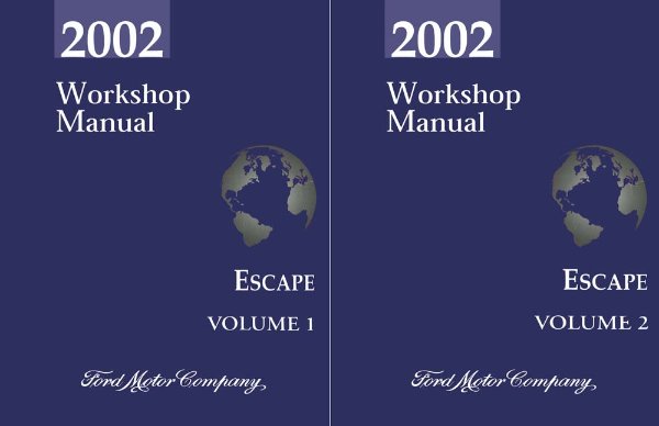 2002 Ford Escape Factory Shop Service Manual