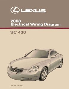 2008 Lexus SC 430 Wiring Diagrams Manual