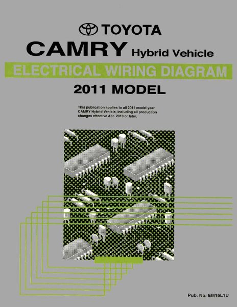 2011 Toyota Camry Hybrid Wiring Diagrams Manual