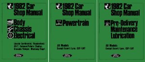 1982 Ford Thunderbird, Fairmont, Futura, Granada, Mustang, XR-7, Zephyr, Cougar