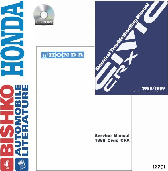 1988 Honda Civic CRX Factory Shop Service Manual