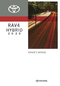 2020 Toyota RAV4 HYBRID Owner's Manual