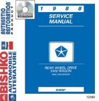 1988 Dodge Truck Van Shop Service Repair Manual PDF sample image