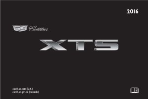 2016 Cadillac XTS Owner's Manual