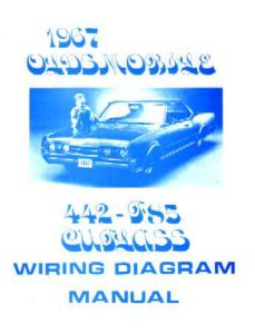 1967 Oldsmobile 442, Cutlass, F-85 Wiring Diagrams Manual