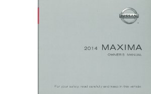 2014 Nissan Maxima Owner's Manual