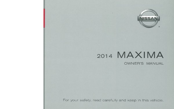 2014 Nissan Maxima Owner's Manual
