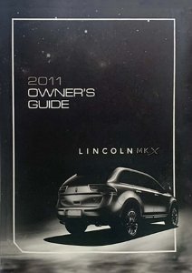 2011 Lincoln MKX Owner's Manual