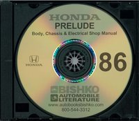 1986 HONDA PRELUDE Body, Chassis & Electrical Service Manual sample image