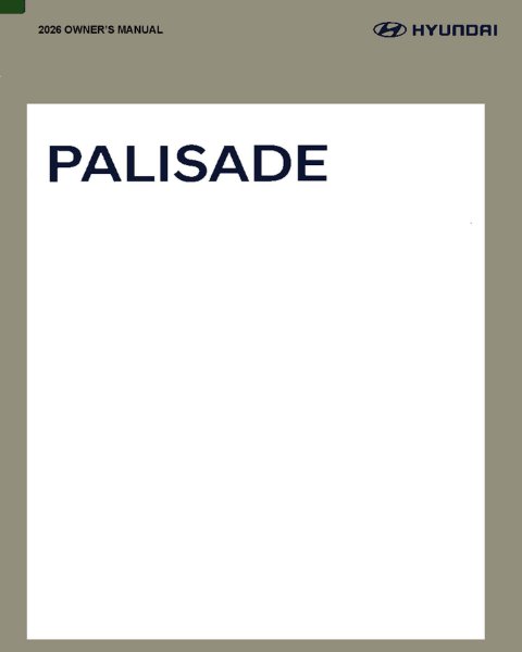 2026 Hyundai Palisade Owner's Manual