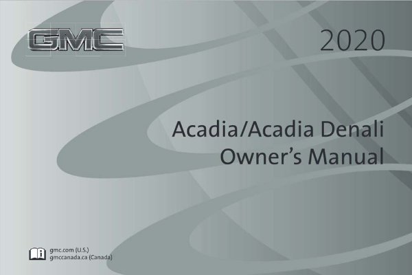 2020 GMC Acadia Owner's Manual