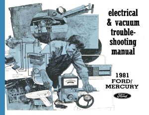 1981 Ford Ford, Mercury Wiring Diagrams Manual