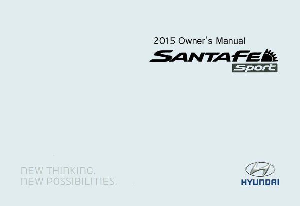 2015 Hyundai Santa Fe Sport Owner's Manual