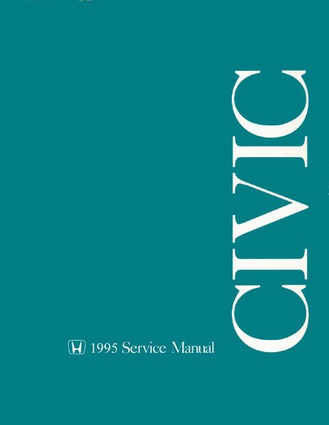 1995 Honda Civic Factory Shop Service Manual