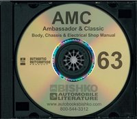 1963 AMC AMBASSADOR & CLASSIC Body, Chassis & Electrical Service Manual sample image