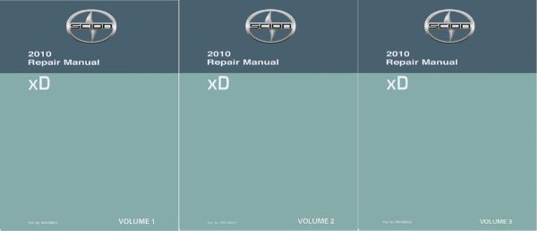 2010 Toyota Scion xD Factory Shop Service Manual