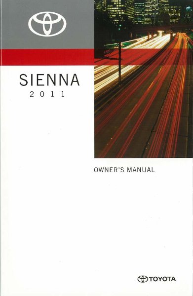 2011 Toyota Sienna Owner's Manual