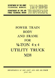 1950 Jeep Military Jeeps Factory Shop Service Manual