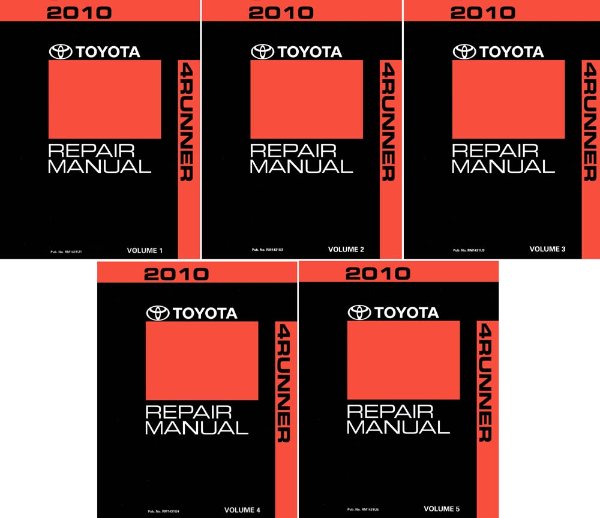 2010 Toyota 4-Runner Factory Shop Service Manual