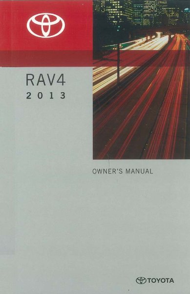 2013 Toyota Rav4 Owner's Manual