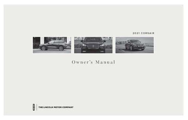 2021 Lincoln Corsair Owner's Manual