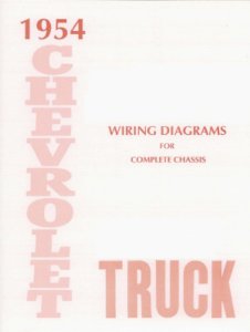 1954 Chevrolet Truck All Models Wiring Diagrams Manual