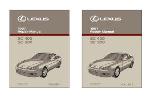 1997 Lexus SC 300, SC 400 Factory Shop Service Manual