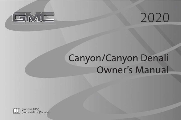 2020 GMC CANYON Owner's Manual