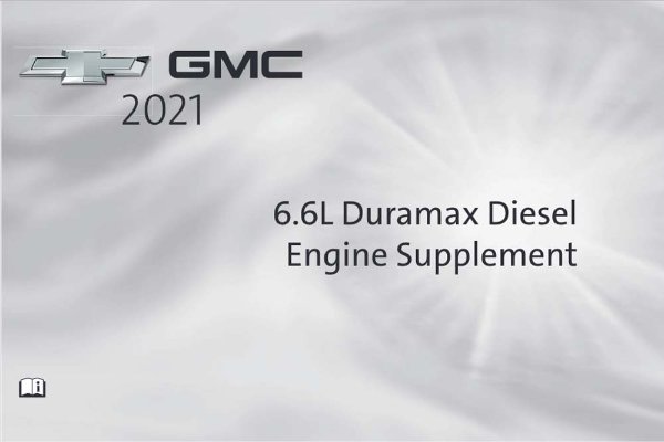 2021 Chevrolet DIESEL SUPPLEMENT Owner's Manual