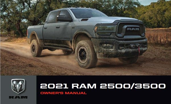 2021 Dodge Ram 2500/3500 Truck Owner's Manual