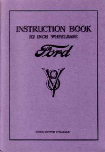 1933 Ford Passenger Car Owner's Manual