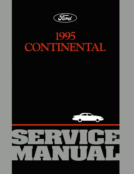 1995 Lincoln Continental Factory Shop Service Manual