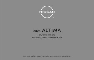 2025 Nissan Altima Owner's Manual