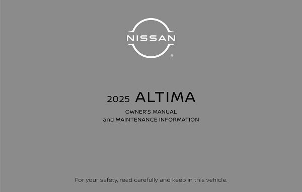 2025 Nissan Altima Owner's Manual