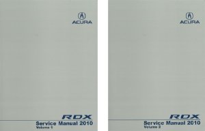 2010 Acura RDX Factory Shop Service Manual