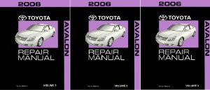 2006 Toyota Avalon Factory Shop Service Manual