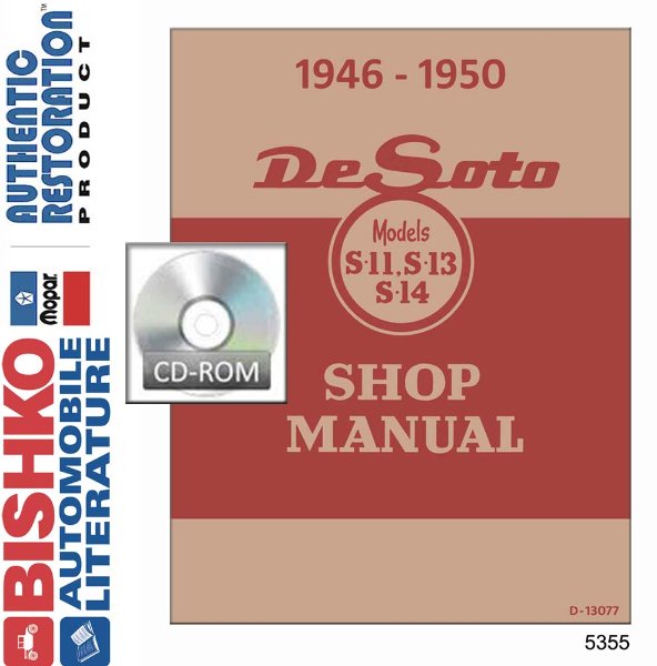 1946–1950 Desoto All Models Factory Shop Service Manual