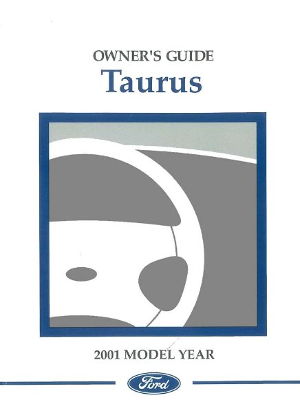 2001 Ford Taurus Owner's Manual