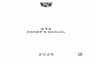 2026 Cadillac CT4 Owner's Manual