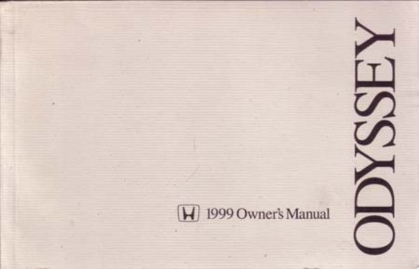 1999 Honda Odyssey Owner's Manual
