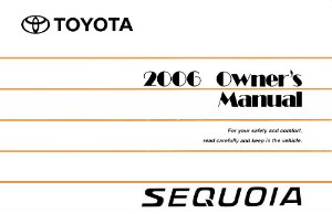 2006 Toyota SEQUOIA Owner's Manual