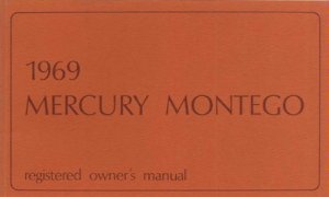1969 Mercury Montego Owner's Manual