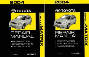 2004 Toyota Corolla, Matrix Factory Shop Service Manual